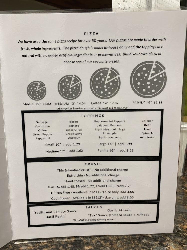 Sorrento's Pizzeria - Lincoln Menu image 3